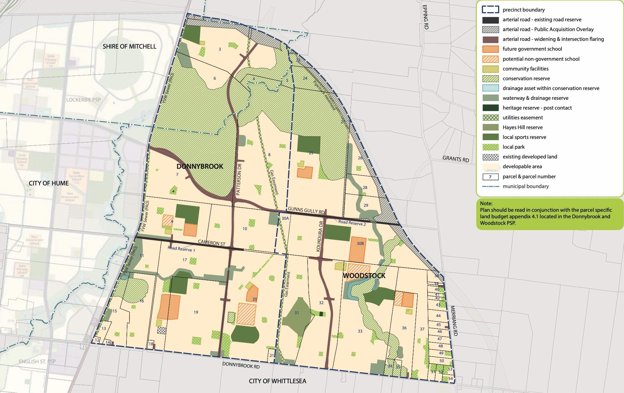 Donnybrook-Woodstock Precinct Structure Plan – Land Use